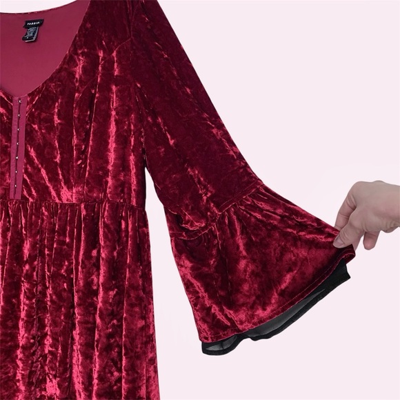 Torrid Crushed Velvet Dress - Picture 7 of 8